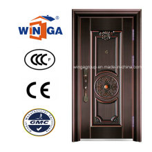 Middle East Market Security Steel Metal Copper Door (W-ST-05)